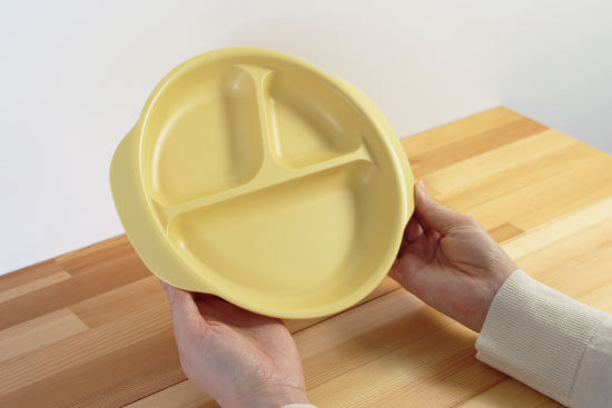 バランス幼児食の盛り付けに